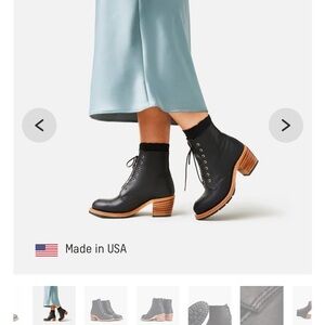 Classic Black Leather Ankle Boots